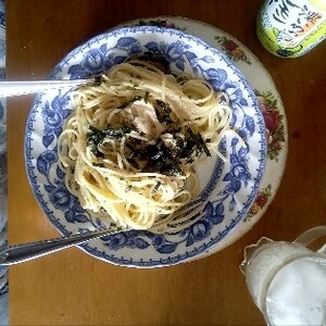 牛乳とバターで簡単　明太子パスタ